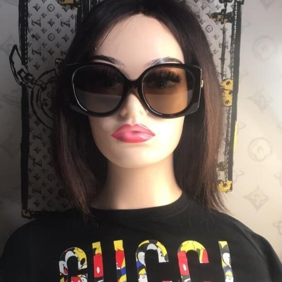 Gucci GG1257SA 002 Havana/Brown Oversized Sunglasses – New w/ Full Packaging - Picture 7 of 12